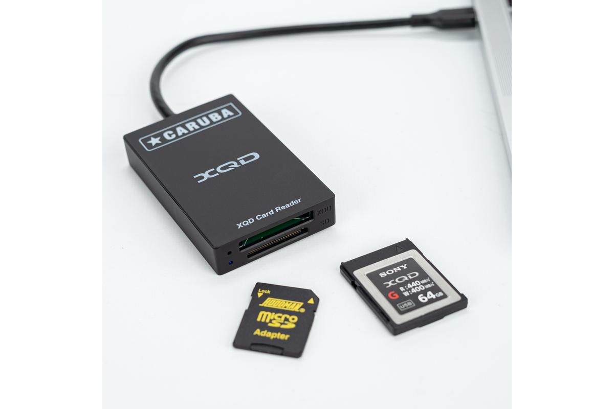 Caruba 2in1 kártyaolvasó *** XQD + SD *** USB-C csatlakozással-0
