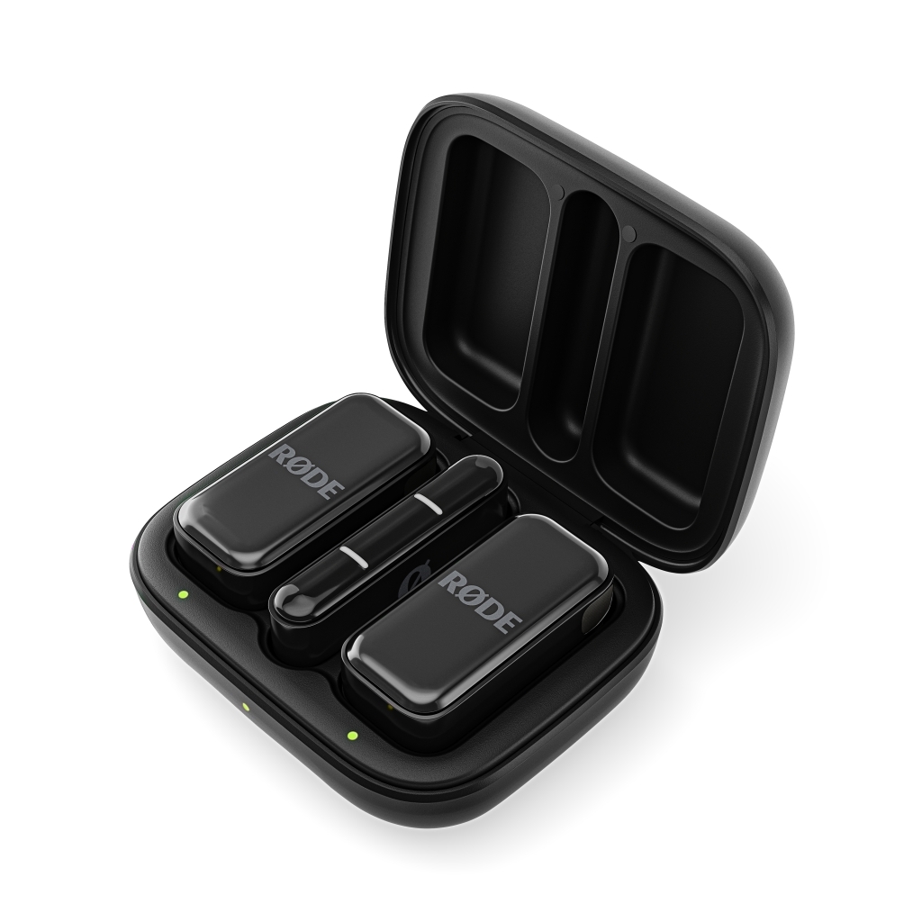Rode Wireless Micro-C ultra kompakt két csatornás vezeték nélküli mikrorofonrendszer USB-C csatlakozóval, fekete-0