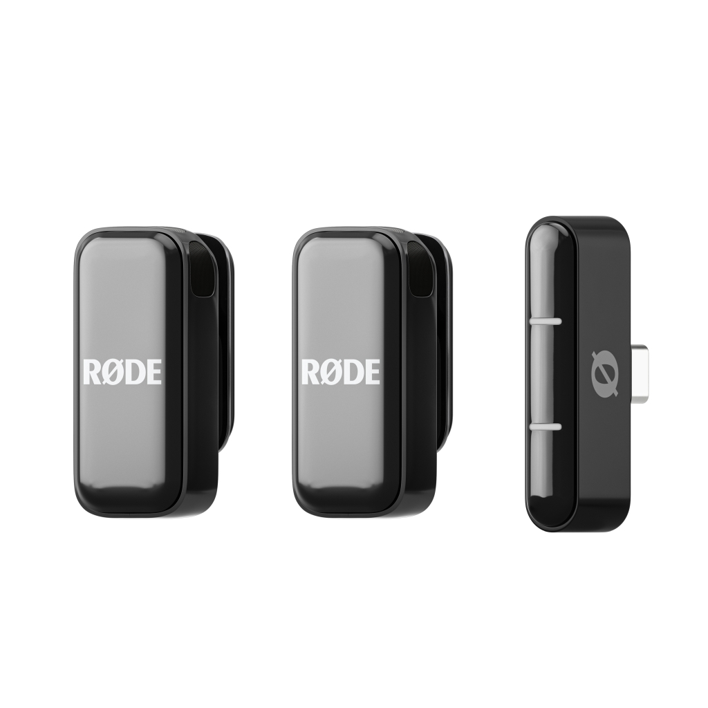 Rode Wireless Micro-C ultra kompakt két csatornás vezeték nélküli mikrorofonrendszer USB-C csatlakozóval, fekete-2