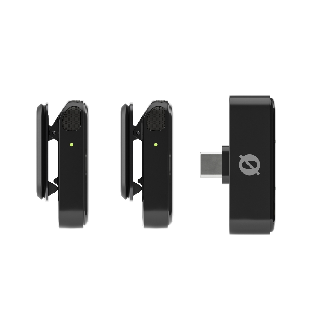 Rode Wireless Micro-C ultra kompakt két csatornás vezeték nélküli mikrorofonrendszer USB-C csatlakozóval, fekete-5