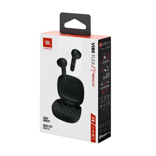 JBL Vibe Flex TWS Bluetooth Vezeték nélküli In-Ear Fülhallgató Fekete EU-1