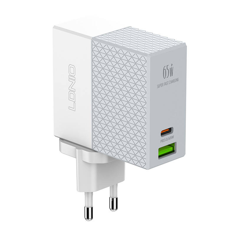 Hálózati töltő LDNIO A2620C USB, USB-C 65W + USB-C - USB-C kábel-2