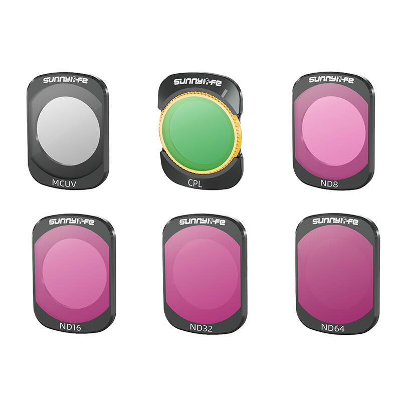 Lens Filter MCUV, CPL, ND8, ND16, ND32, ND64 Sunnylife for DJI Osmo Pocket 3-0