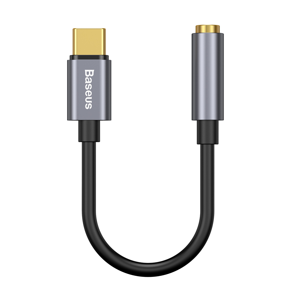 Baseus L54 USB Type-C - 3.5mm jack audio adapter kábel szürke (CATL54-0G) DAC-0