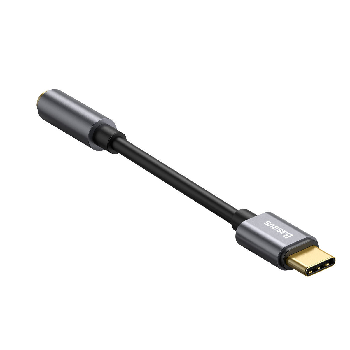 Baseus L54 USB Type-C - 3.5mm jack audio adapter kábel szürke (CATL54-0G) DAC-2