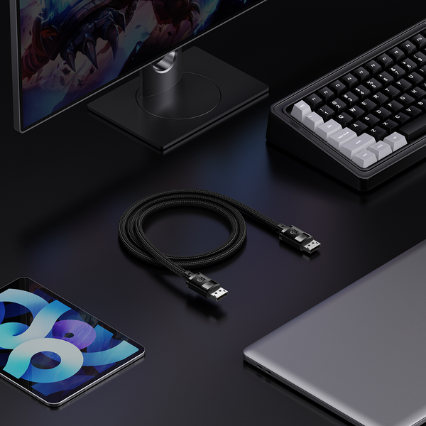 Baseus High Definition DP - DP 8K DisplayPort kábel 5m (fekete)-5