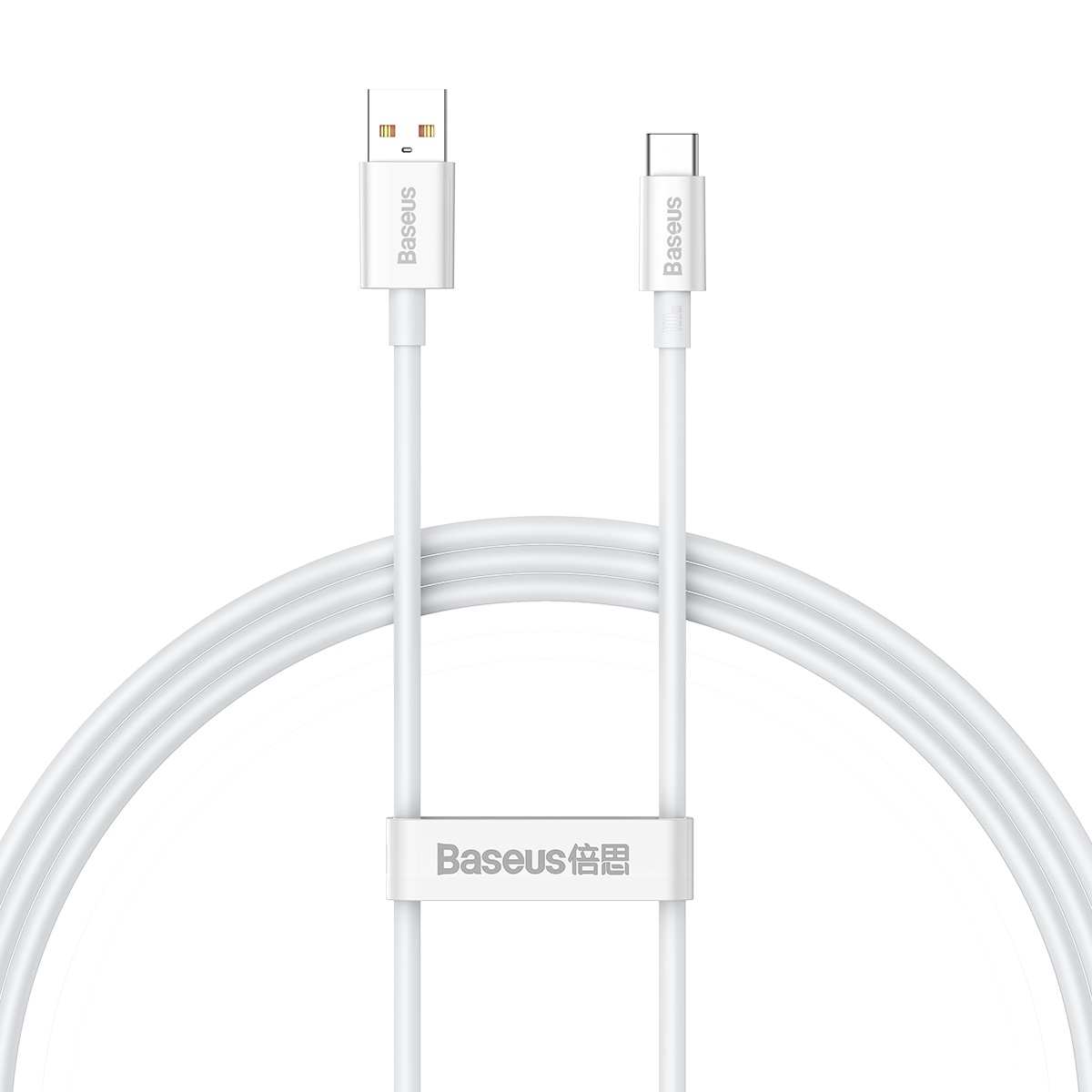 Baseus Superior USB - USB-C kábel, 100W, 1m (fehér)-0