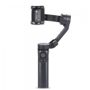  Techsuit - Telefon Gimbal (F5 Plus) - 3 tengelyes rázkódásgátlóval, Inception móddal, arckövetéssel, távirányítóval, összecsukható - fekete