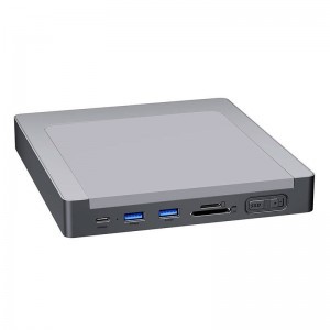 INVZI MagHub 8 az 1-ben USB-C Dokkoló Állomás / Hub iMac-hez SSD Hellyel (Szürke)