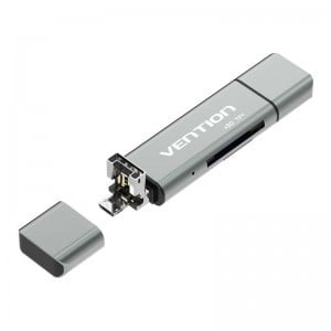 Multifunkciós USB2.0 Kártyaolvasó Vention CCJH0 Szürke