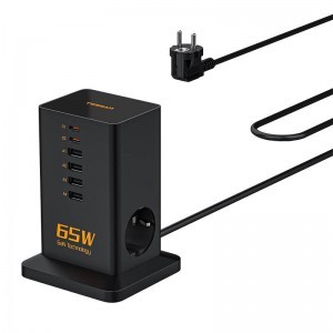 TESSAN TS-FS02DE00 hálózati elosztó USB-A, USB-C portokkal
