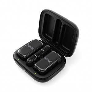 Rode Wireless Micro-C ultra kompakt két csatornás vezeték nélküli mikrorofonrendszer USB-C csatlakozóval, fekete
