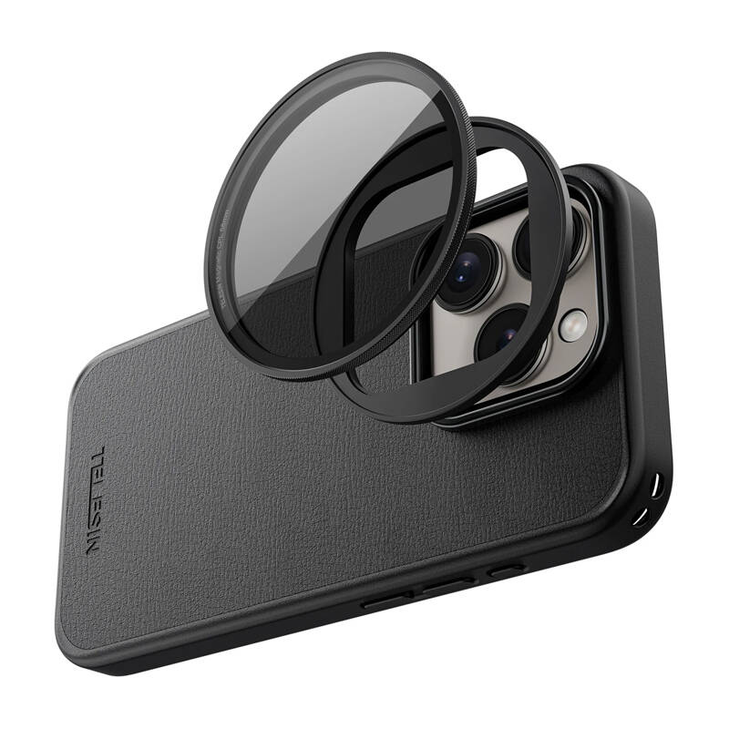 Mágneses CPL lencseszűrő 58mm Telesin iPhone 15 Pro/Pro Max-hoz-0