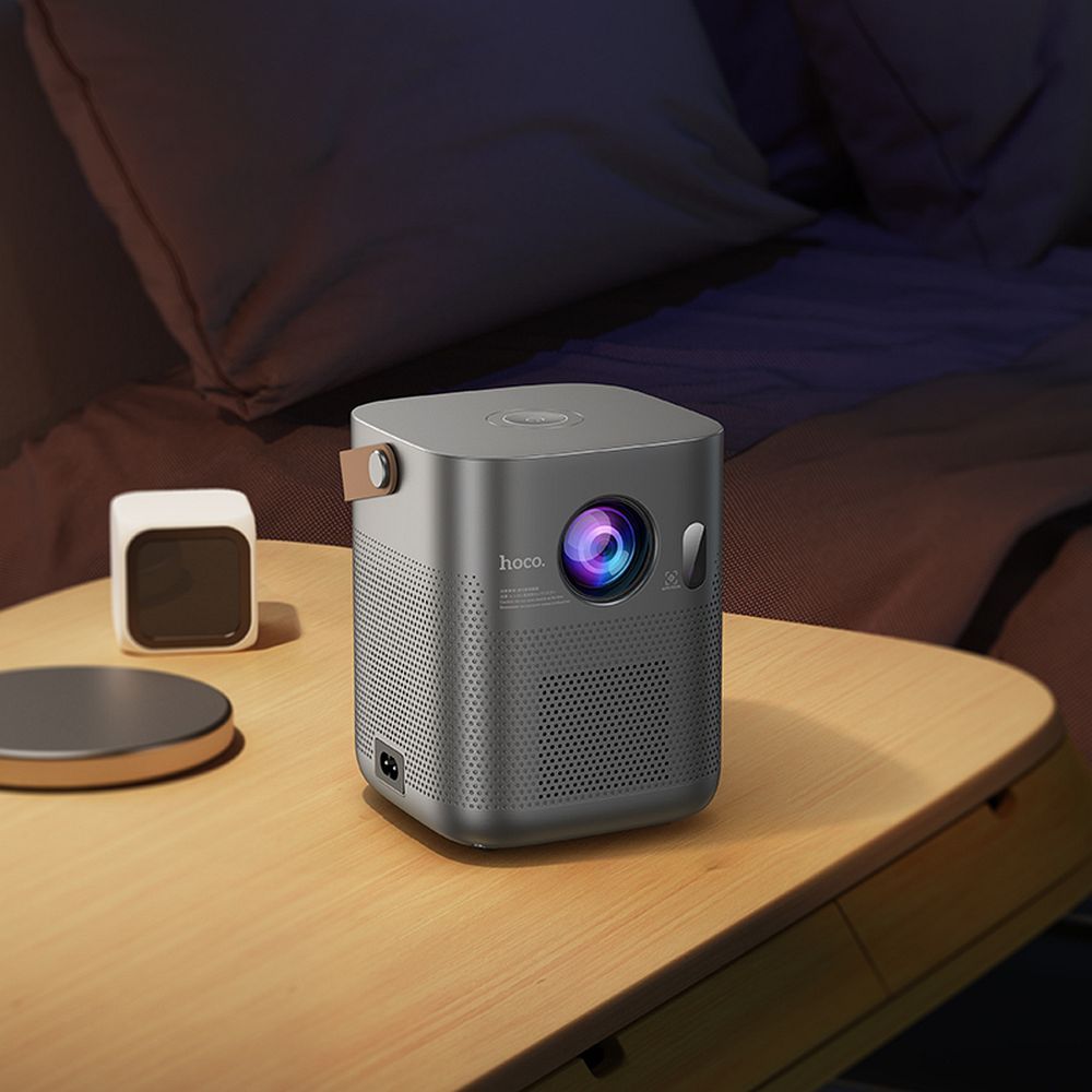 HOCO projektor Android szoftverrel Wi-Fi Bluetooth 720P DT4 szürke-2