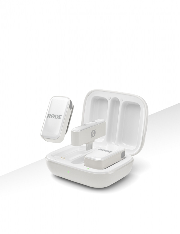 Rode Wireless Micro-C ultra kompakt két csatornás vezeték nélküli mikrorofonrendszer USB-C csatlakozóval, fehér-1