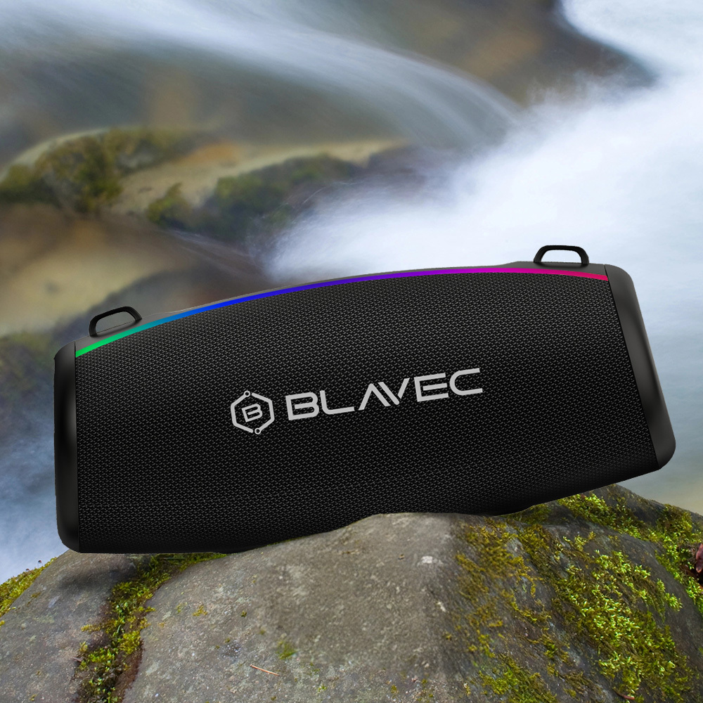 Blavec Hordozható Bluetooth Hangszóró TWS WS-02 Bassbox - 120W (WS02-B) fekete-5