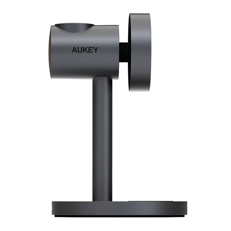 Vezeték nélküli töltőállomás MagFusion 3 az 1-ben Aukey LC-MC311, 15W Qi2 (szürke)-2