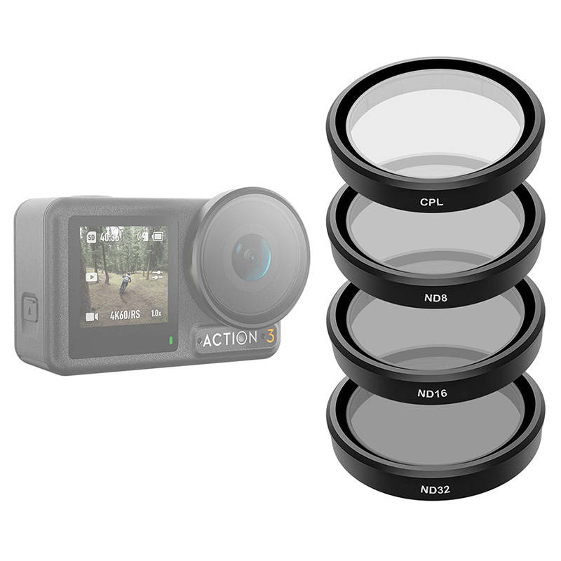 TELESIN CPL/ND8/ND16/ND32 szűrő készlet DJI Action 3 / 4-4