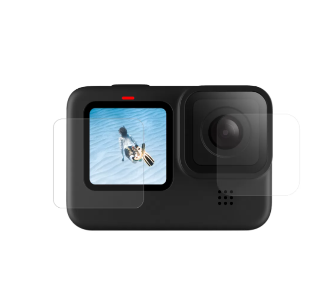 Képernyővédő fólia és Telesin lencse GoPro Hero 9 / Hero 10 / Hero 11 / Hero 12 (GP-FLM-902) készülékhez üvegfólia-1