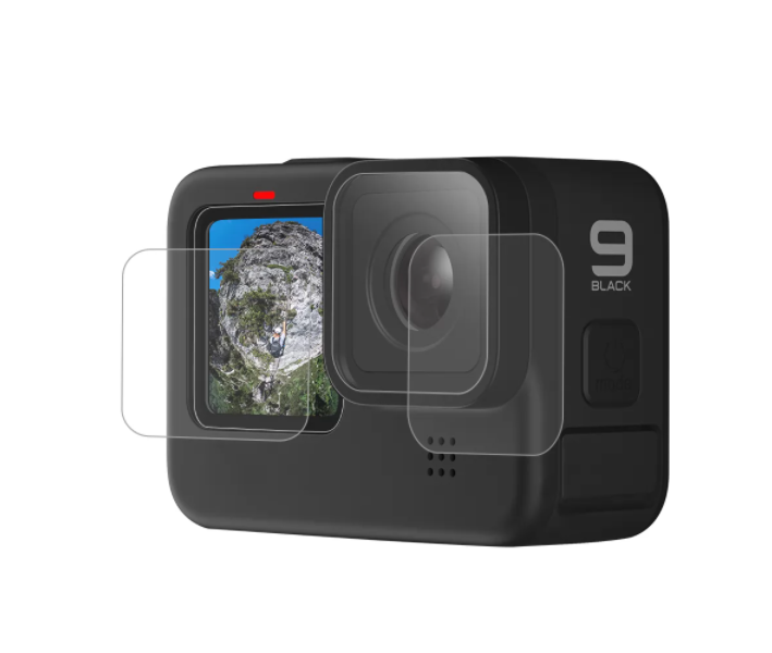 Képernyővédő fólia és Telesin lencse GoPro Hero 9 / Hero 10 / Hero 11 / Hero 12 (GP-FLM-902) készülékhez üvegfólia-3