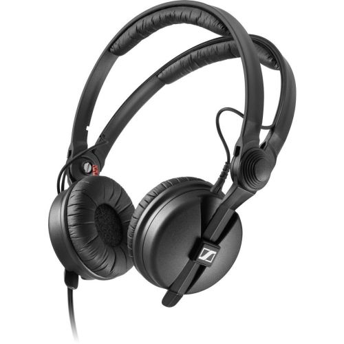 Sennheiser HD 25 Fülre helyezhető fejhallgató levehető kábelekkel, fekete EU-0