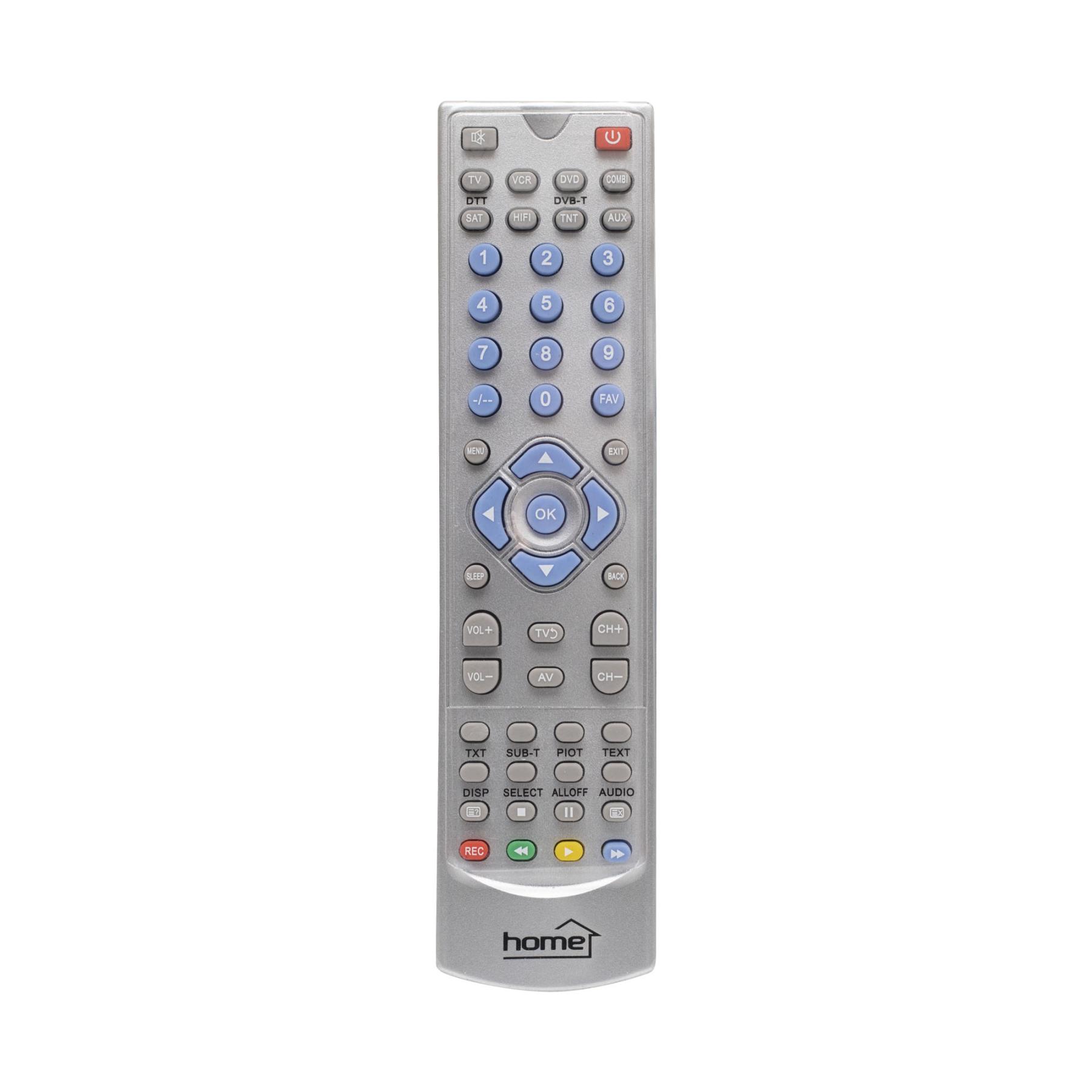 Home URC 10 univerzális távirányító, 8 távirányítót helyettesít, előre programozott, teletext funkció-0
