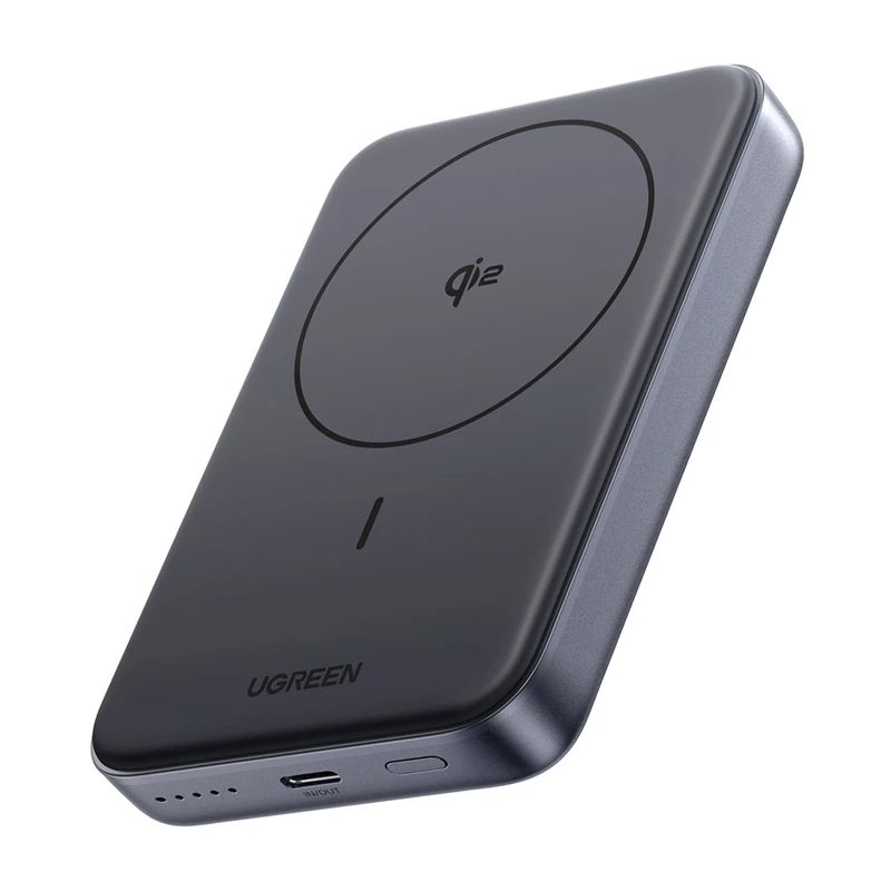 Magnetic Power Bank Ugreen 10000 mAh magsafe fekete-szürke-2
