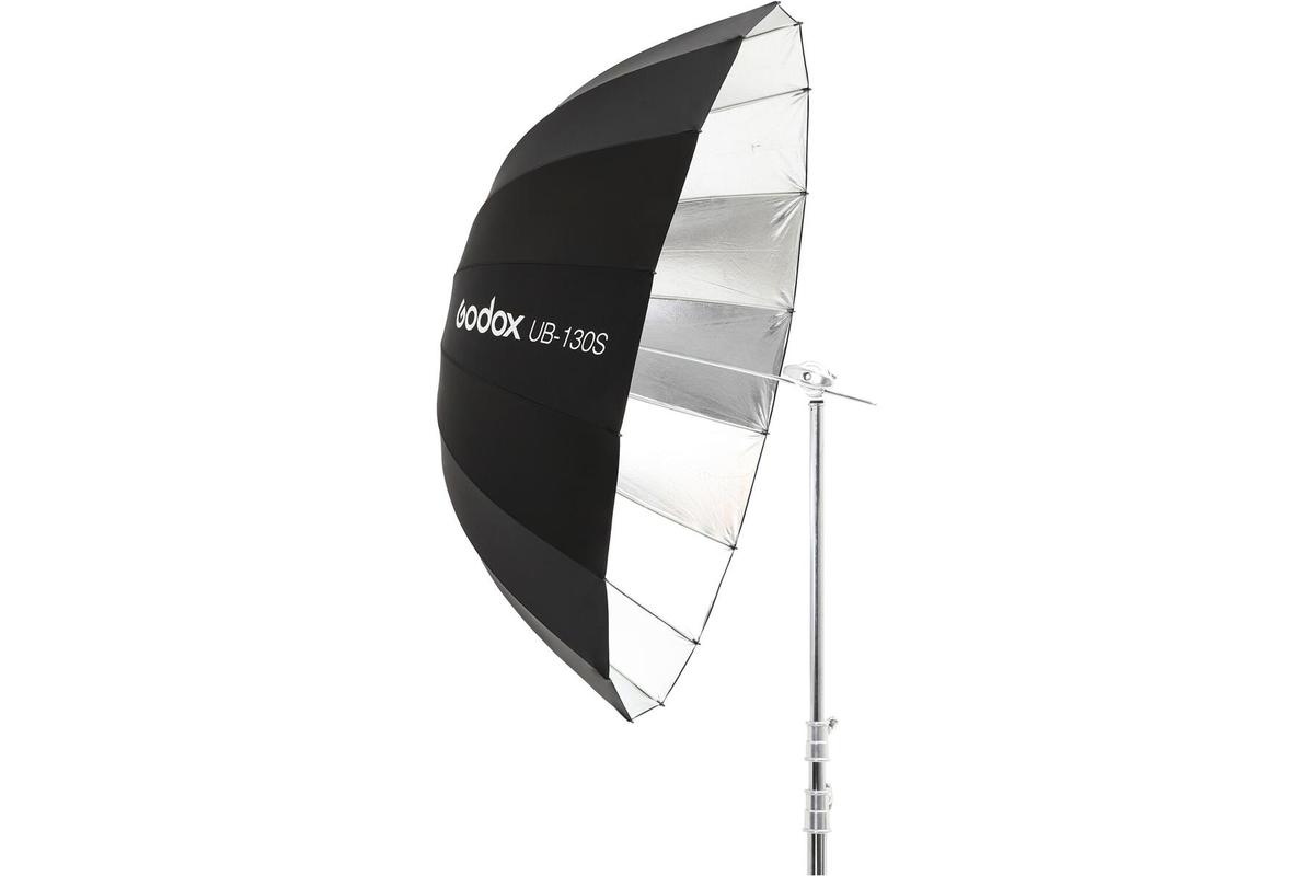 Godox 130cm parabola ernyő Black/Silver-0