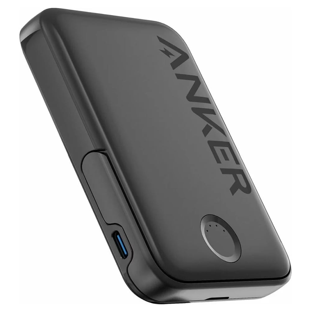  Anker - Vezeték nélküli Power Bank 322 (A1618G11) - MagSafe, iPhone-hoz, 5000mAh, 7,5W - Fekete-1