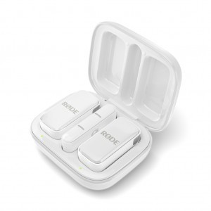 Rode Wireless Micro-L ultra kompakt két csatornás vezeték nélküli mikrorofonrendszer Lightning csatlakozós mobil eszközökhöz, fehér