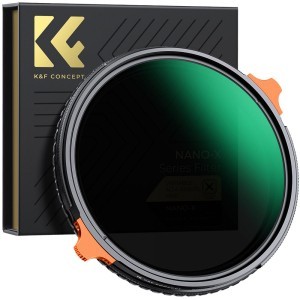 K&F 77MM ND4-ND64 (2-6 fokozatú) variálható ND szűrő és CPL szűrő 2 IN 1 
