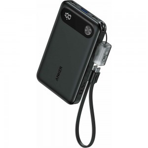  Anker - Power Bank PowerCore (A1257G11) - 2x Type-C, 1x USB, 10000mAh, 22.5W - Fekete