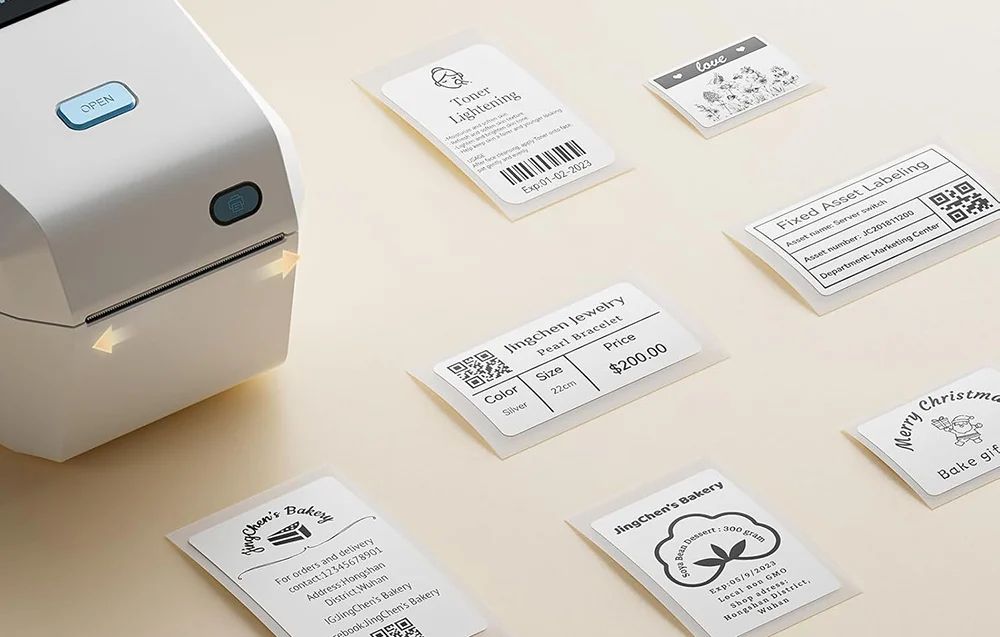 Niimbot K3W hordozható címkenyomtató (krém) -7