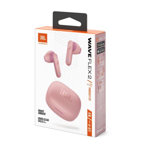 JBL Wave Flex 2 TWS Bluetooth fülhallgató Rózsaszín EU-3