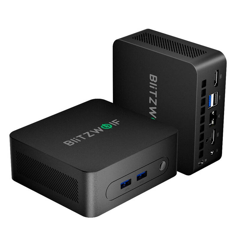 Mini PC BlitzWolf Windows11 Intel dupla kijelző támogatással BW-MPC2 (fekete) -10