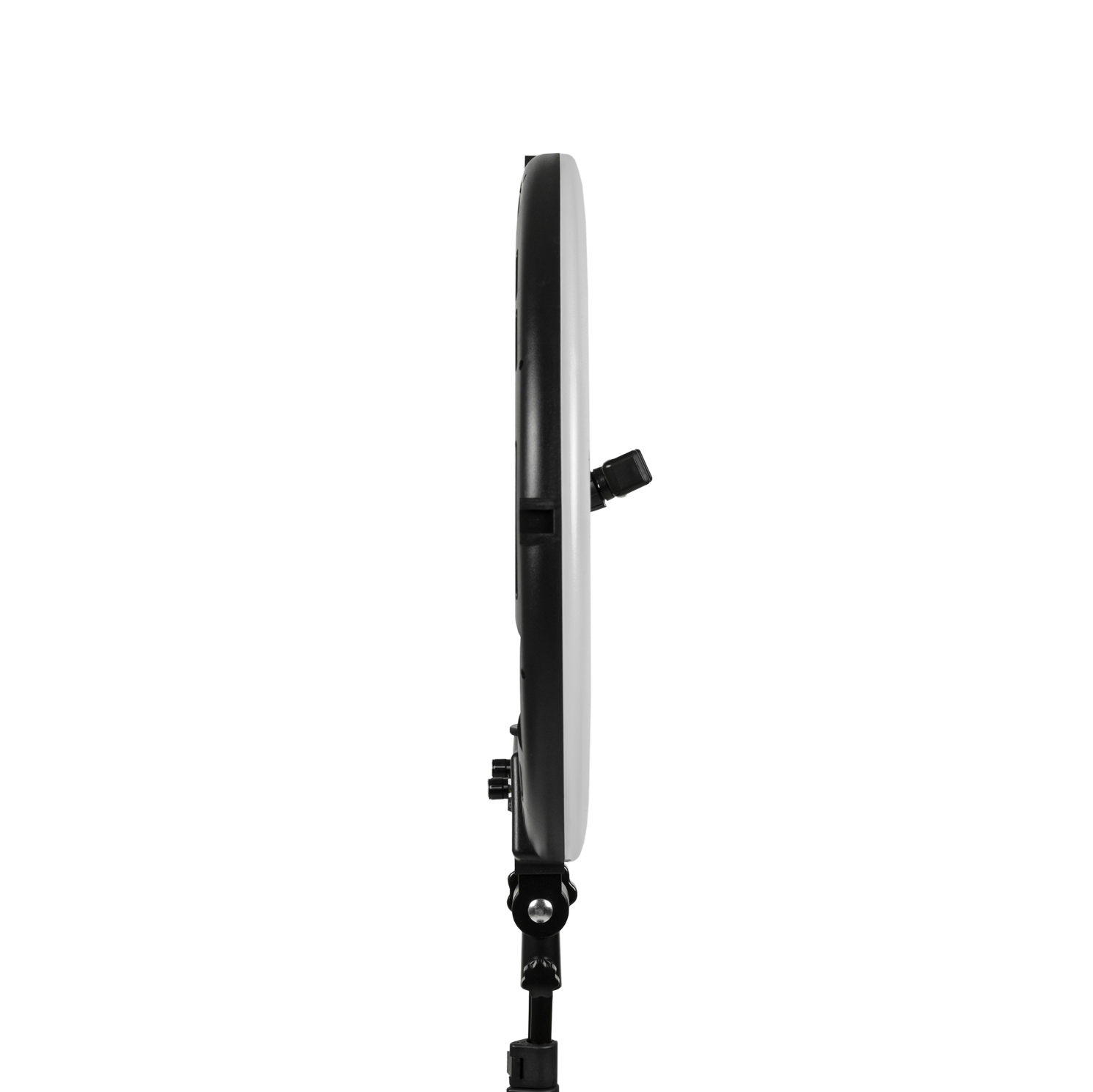 45cm G-180 fekete LED körfény, körlámpa, ringlight állvánnyal -3