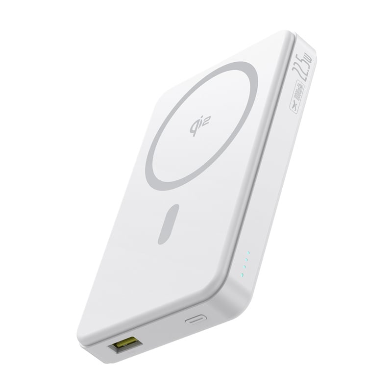 Baseus Airpow2 Qi2 mágneses powerbank 10000mAh 22.5W (fehér) magsafe-0