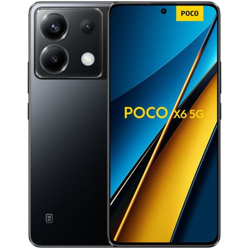 Xiaomi Poco X6 5G Dual SIM 12GB RAM 512GB Töltővel Fekete EU-0