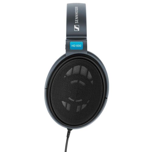 Sennheiser HD 600 Vezetékes Fülre-fekvő Fejhallgató Levehető Kábellel Fekete EU Tok-2