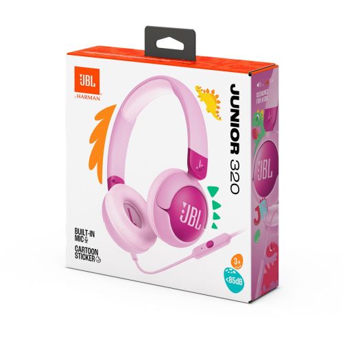 JBL JR320 vezetékes gyerek fejhallgató lila EU-1