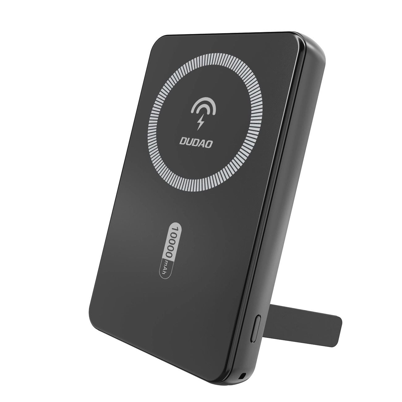 Dudao K14S+ powerbank 10000mAh 20W USB-A / USB-C / MagSafe állványos - fekete-0