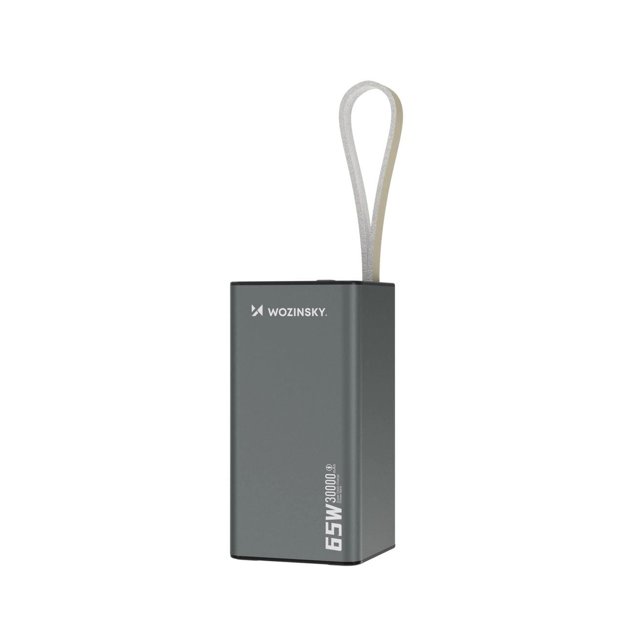 30000mAh Powerbank Wozinsky K65+ 65W 2x USB-C, 1x USB-A 65W- szürke-1