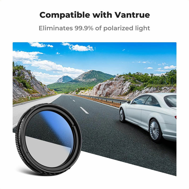 K&F Concept 40mm CPL szűrő dashcam-hez-1