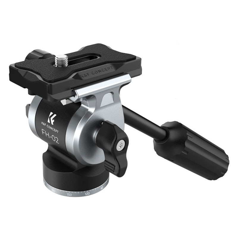 K&F Concept FH-02 Fluid állványfej-0