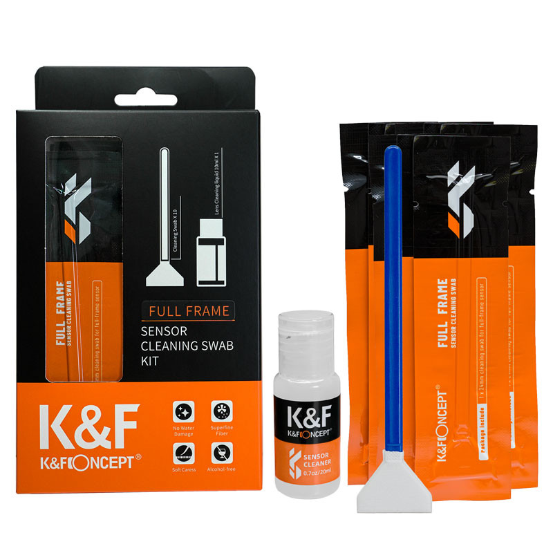 K&F Concept szenzortisztító pálcika kit (full-frame)-0