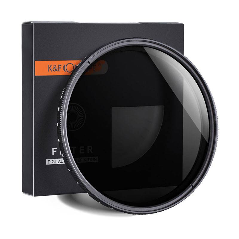 K&F Concept 77mm VND ND2-400 Slim Vario szűrő-0
