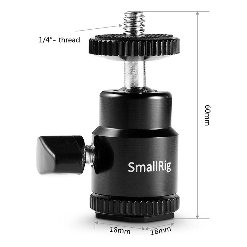 Smallrig 761 gömbfejes vakupapucs adapter-2