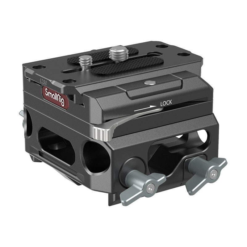 Smallrig Lightweight Baseplate With Dual 15mm Rod Clamp-0