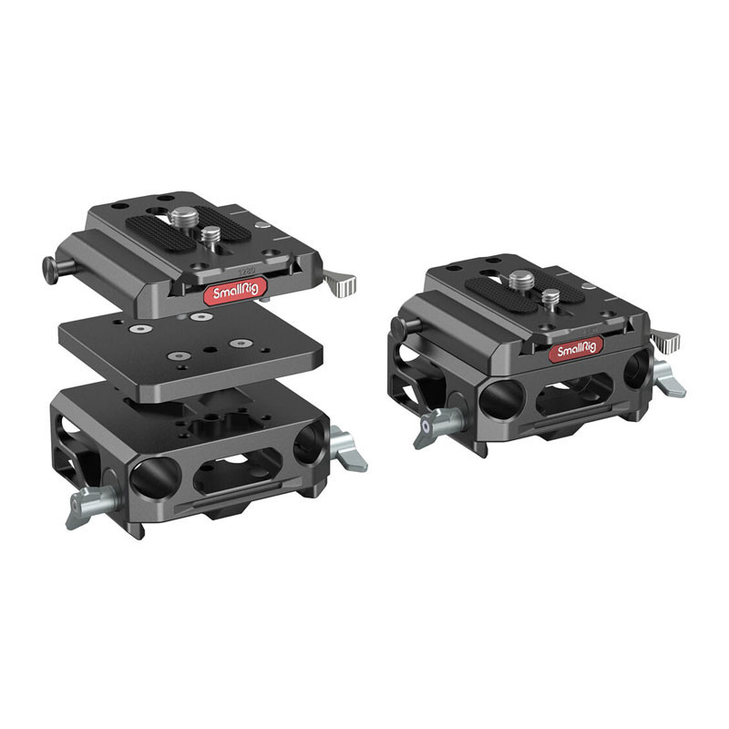 Smallrig Lightweight Baseplate With Dual 15mm Rod Clamp-2
