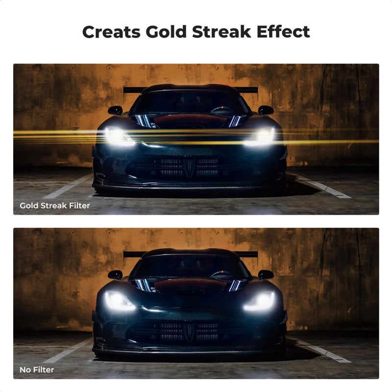 K&F Concept 72mm Gold Streak szűrő-2